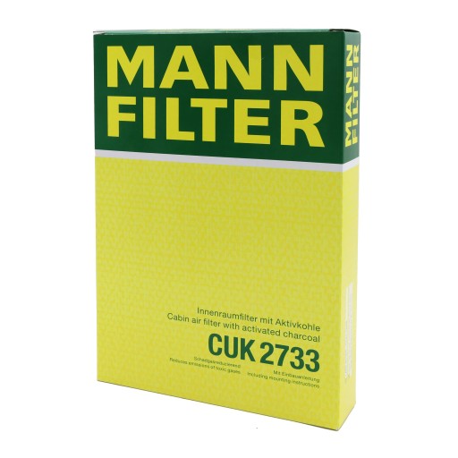 Mann CUK2733 Угольный салонный фильтр