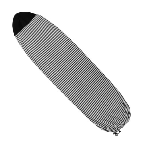Pokrowiec na skarpety do deski surfingowej w paski Elastyczny 200 cm x 50 cm Czarny