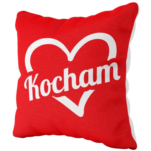 Poszewka PREMIUM Minky | WALENTYNKI|40x40|KOCHAM