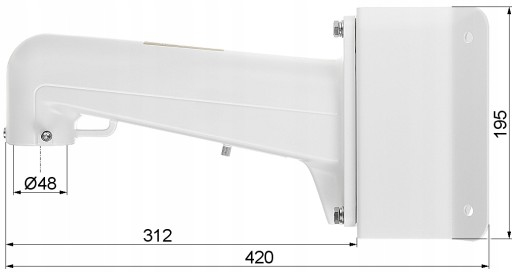 HIKVISION DS-1602ZJ-УГЛОВАЯ РУЧКА