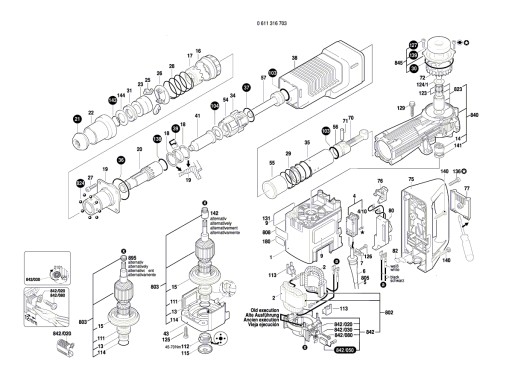 Игольчатое кольцо BOSCH GSH11E 703 долбильный молоток