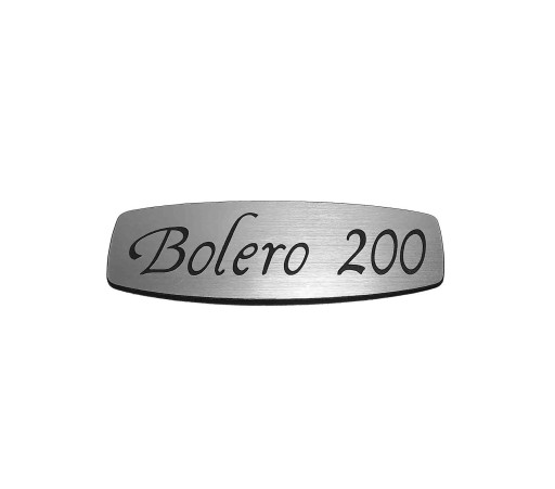 Эмблема TONSIL BOLERO 200 серебро 160х56мм