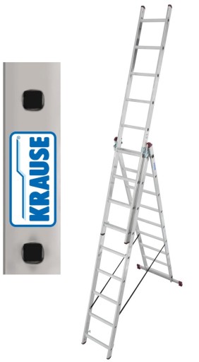 Лестница Krause Corda 3x9 рабочая высота 6,20 м