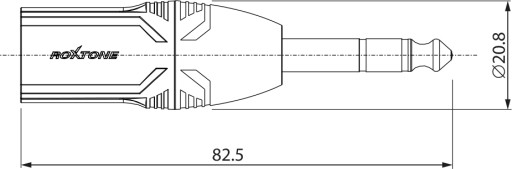 ПЕРЕХОДНИК XLR 6.3 TRS STEREO ROXTONE