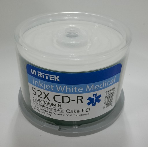 Ritek CD-R Printable Medical 50 шт. КАЧЕСТВО!!!