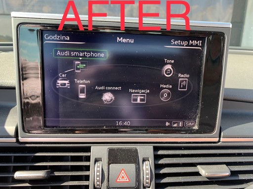 AUDI CARPLAY ANDROID AUTO A6 C7 Q7 A4 A5 Q5 Q3 MIB