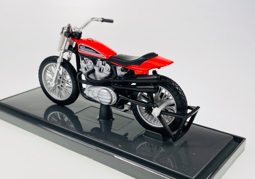Металлическая модель HD 1972 XR750 Гоночный мотоцикл 1/18