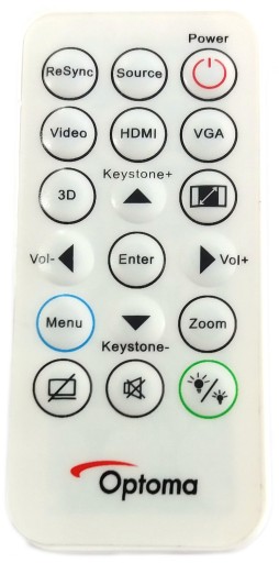 Пульт дистанционного управления для проекторов OPTOMA W300 W310 DX342 и других