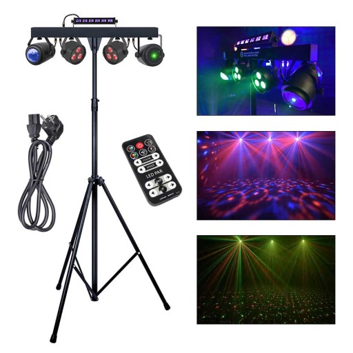 BELKA СЦЕНИЧЕСКОЕ ОСВЕЩЕНИЕ XXL LED Light4Me Flower Ball Laser UV Strobe