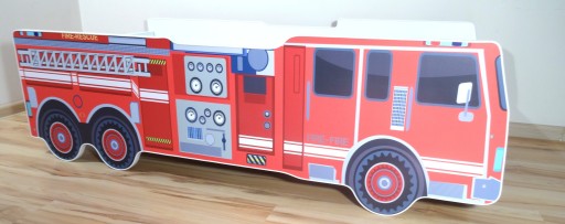 КРОВАТЬ ПОЖАРНАЯ АВТОМОБИЛЬ 140х70 НОВАЯ