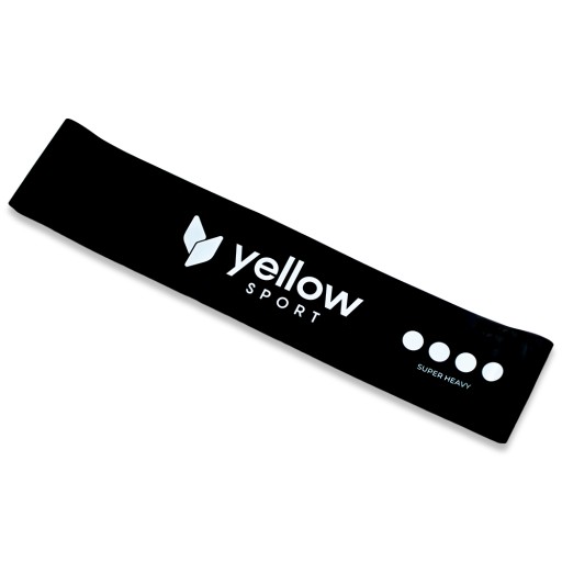 Резиновая лента YellowLOOP miniband для тренировок и реабилитации 5–10