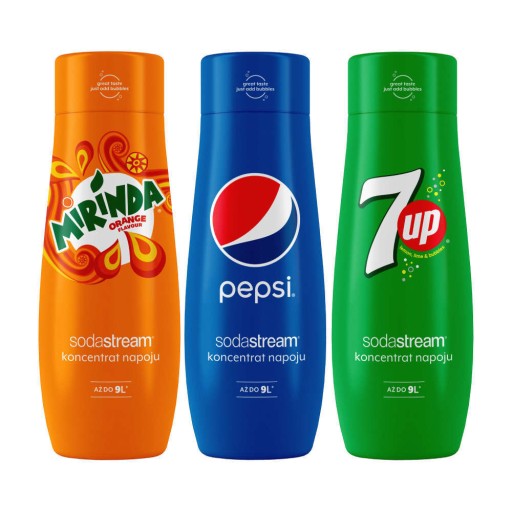 Сироп SodaStream Pepsi, Миринда, 7уп 3х440мл
