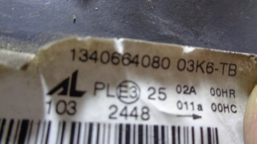Ducato III Jumper Boxer левый передний фонарь 8PIN