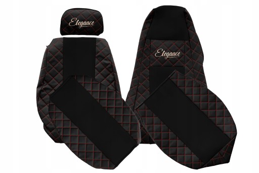 TIR SCANIA R G P пассажирские чехлы из экокожи Regulo