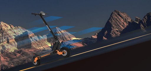 Электрический самокат KuKirin 1200 Вт, 18 Ач, 10 дюймов, складной