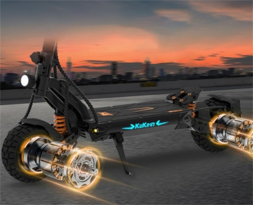 pojazd elektryczna Dwa silniki Kukirin G2 Master 2000W 60km/h +Torba