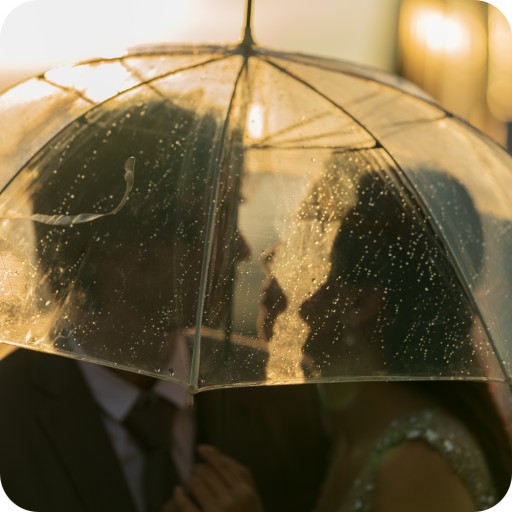 PARASOL TRANSPARENTNY PARASOLKA PRZEZROCZYSTA NA ŚLUB BIAŁA DUŻA SKŁADANA