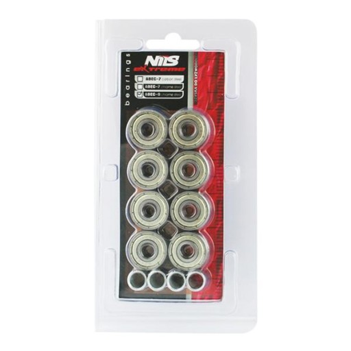Подшипники ABEC9 CARBON для роликов самокатов 8 шт. НИЛЬС