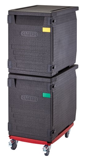 Термо -изолирующий контейнер 126 л Termobox 615 мм заряжен с передней Cambro