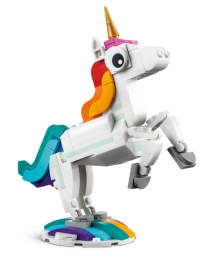 LEGO 31140 CREATOR 3IN1 ВОЛШЕБНЫЙ ЕДИНОРОГ — ПАВЛИН