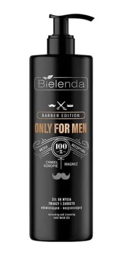Bielenda Only For Men Гель для очищения лица и бороды 190 г