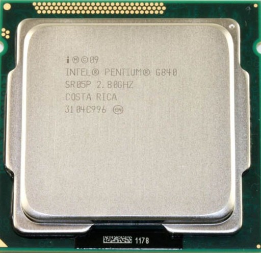 ПРОЦЕССОР INTEL PENTIUM G840 DC 2,80 ГГц LGA1155
