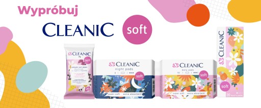3 салфетки для интимной гигиены Cleanic SOFT 20 шт.