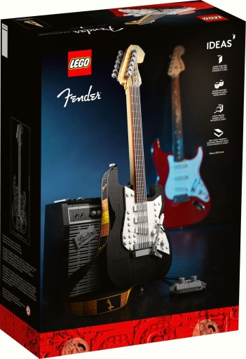 LEGO 21329 Ideas Гитарные кубики Fender Stratocaster Идеальный подарок