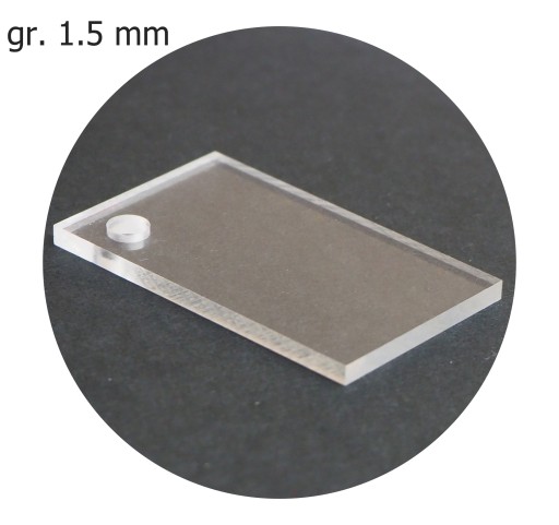 Plexi Pleksa przezroczysta 1,5mm formatka 60x40cm