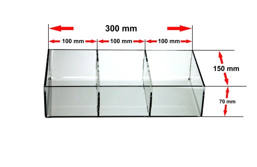 Органайзер Box-Container из прозрачного плексигласа.