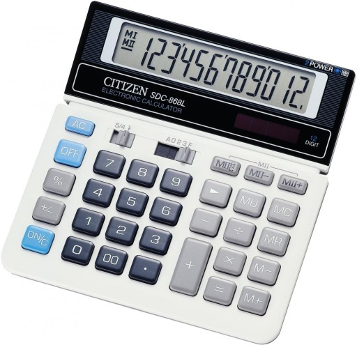 Калькулятор офисный Citizen SDC-868 12 разрядов