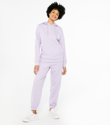 N1B119*СПОРТИВНЫЕ БРЮКИ NEW LOOK ФИОЛЕТОВЫЕ 40 Л A01