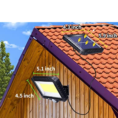 СОЛНЕЧНАЯ ЛАМПА СУМЕРКИ ДАТЧИК ДВИЖЕНИЯ 100LED+ДИСТАНЦИОННЫЙ