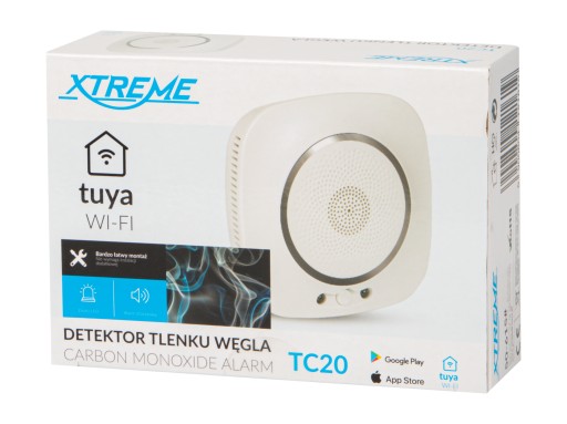 ДАТЧИК УГАРНОГО СО2 СО СВЕТОДИОДНЫЙ УМНЫЙ СЕРТИФИК TUYA WIFI
