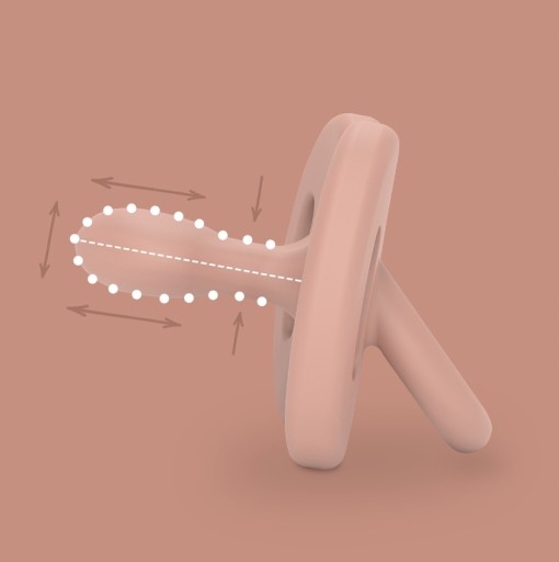 SUAVINEX УСПОКАИВАЮЩАЯ МАЛЬКА SILICONE SX PRO 6-18M