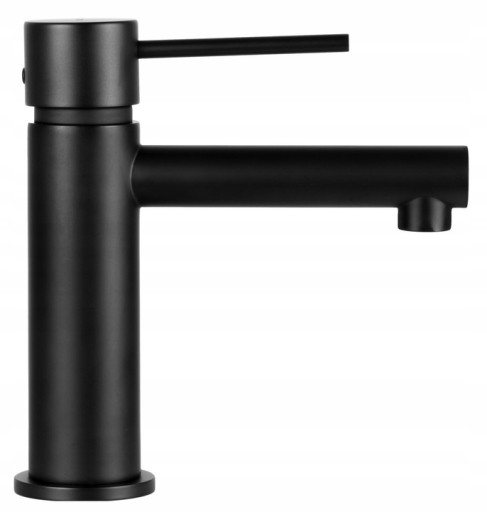 BATERIA umywalkowa BLACK czarna Y długa WYLEWKA