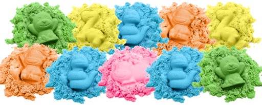 BibiMoon Kinetic Sand 10 кг НАБОР ФОРМ ДЛЯ ПЕСОЧНИЦЫ