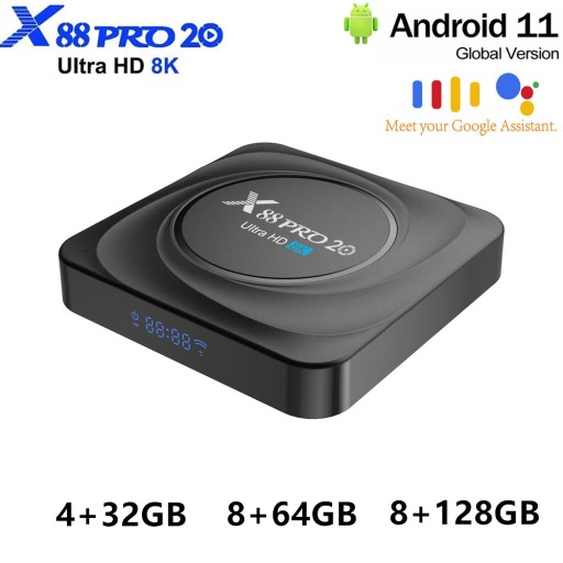 Горячие продажи Android 11 TV BOX Rockchip RK3566 Google Youtube