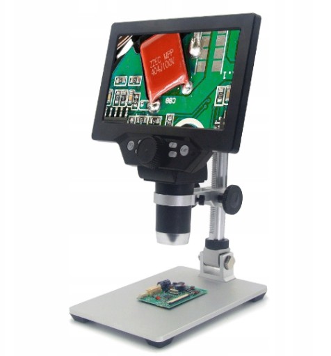 USB цифровой микроскоп для науки ЖК-экран HD 1080P 12MP 8x светодиодный зум 1200x