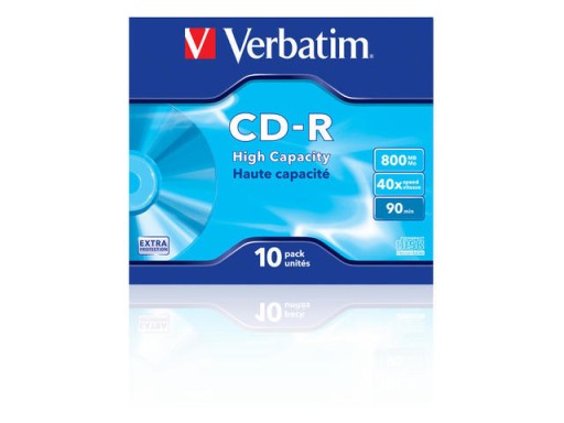 Verbatim CD-R, 43428, DataLife, упаковка из 10 шт., 800 МБ, Ex