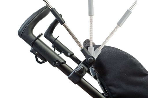 Uniwersalna Parasolka Przeciwsłoneczna Uchwyt do wózka Filtr UV 50 Ø 63 cm