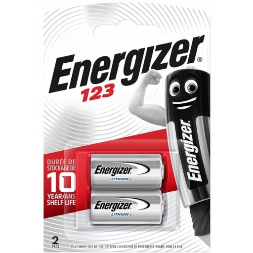2x ENERGIZER Foto CR123A DL123A EL123AP литиевая батарея 3 В