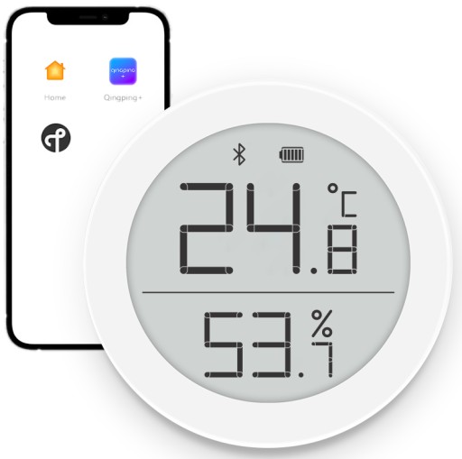 Qingping czujnik temperatury/wilgotności HomeKit Thread