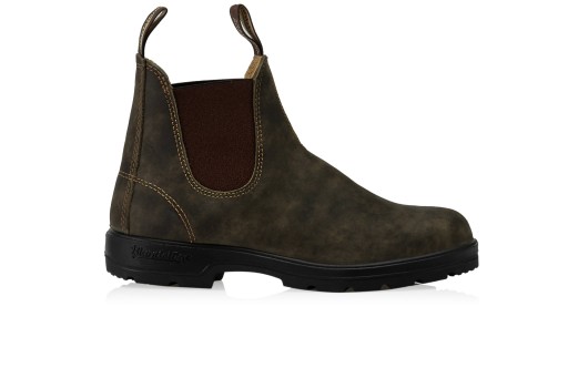Buty Wsuwane Sztyblety Skórzane Blundstone 585 Rustic Brown Brązowe