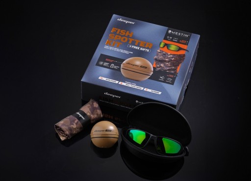 МОБИЛЬНЫЙ ЭХОЛОТ ДЛЯ РЫБАЛКИ DEEPER CHIRP +2 + БЕСПЛАТНЫЕ ОЧКИ ДЛЯ ДЫМОХОДА WESTIN