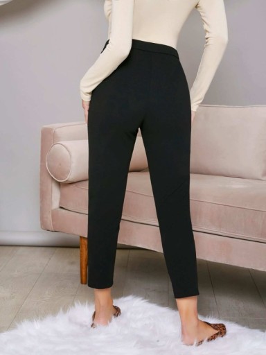 3D1A32 A02 ЧЕРНЫЕ БРЮКИ ДЛЯ МАТЕРИАЛОВ SHEIN XL
