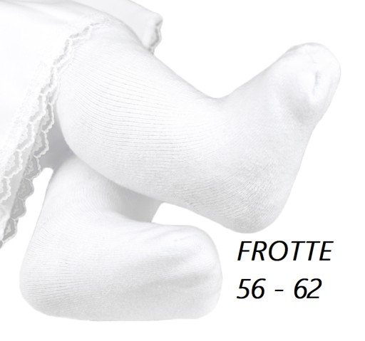 Белые зимние колготки SMALLEST TIGHTS BAPTISM THICK TERRY 56 - 62