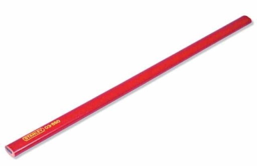STANLEY 03-850 КАРАНДАШ ДЛЯ ПЛОТНИКА КРАСНЫЙ 176 ММ
