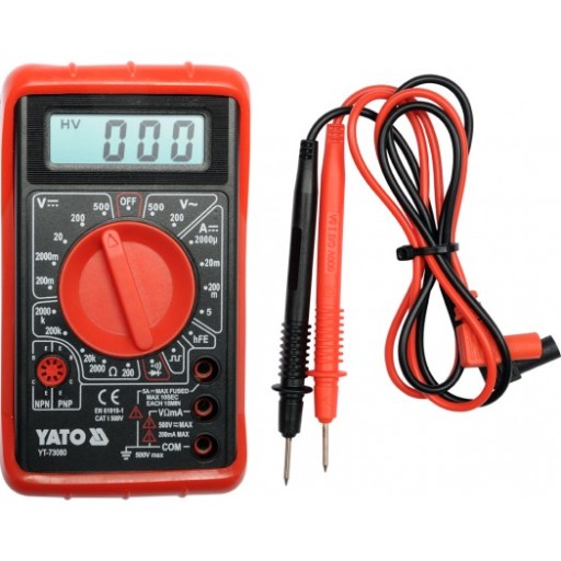 YT-73080 МУЛЬТИМЕТР/ЦИФРОВОЙ ЗУММЕРНЫЙ ИЗМЕРИТЕЛЬ