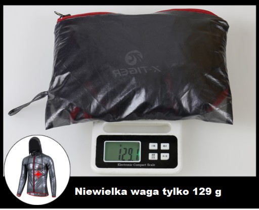 Kurtka WODOODPORNA Kolarska X-TIGER NA ROWER